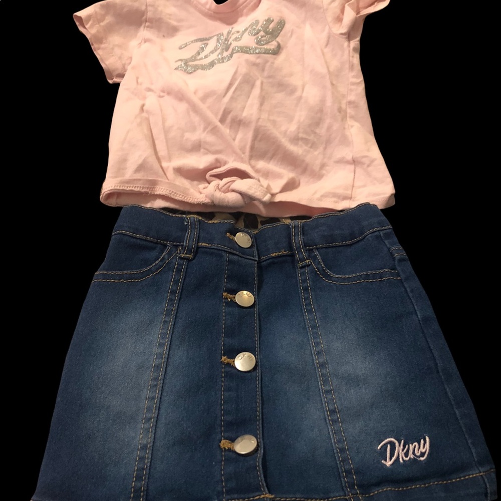 Dkny skirt outfit toddler 2T